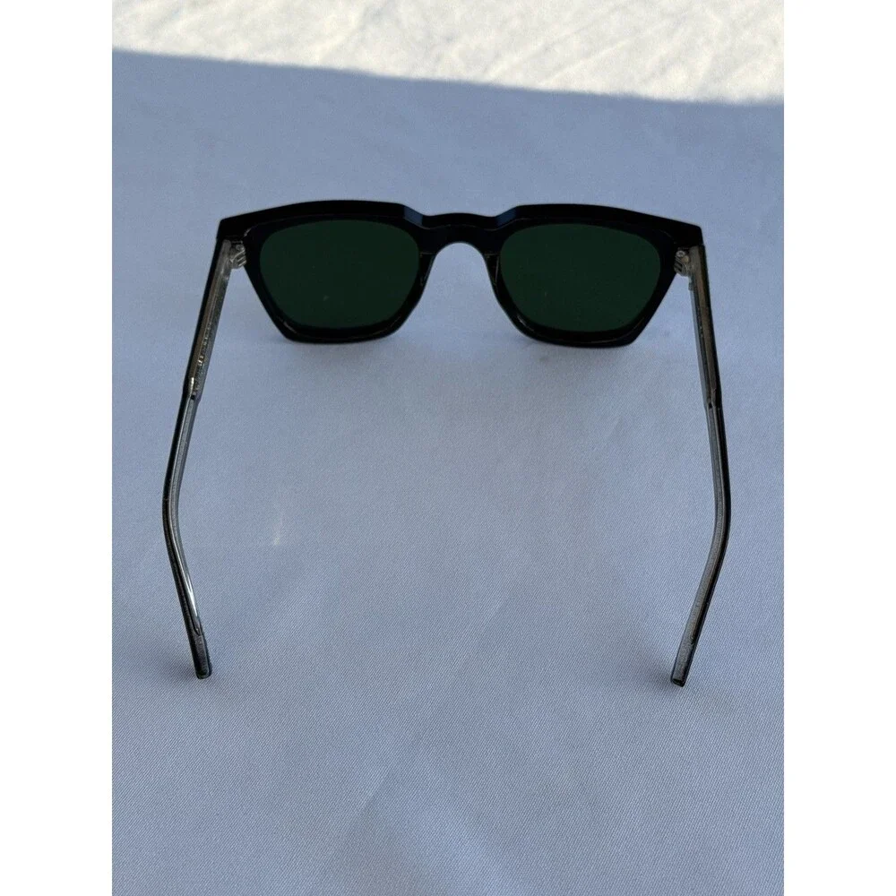 SPITFIRE 'BC2' - BLACK  GREEN SHADES SUNNIES 100% UVA/UVB SAFE LENSES